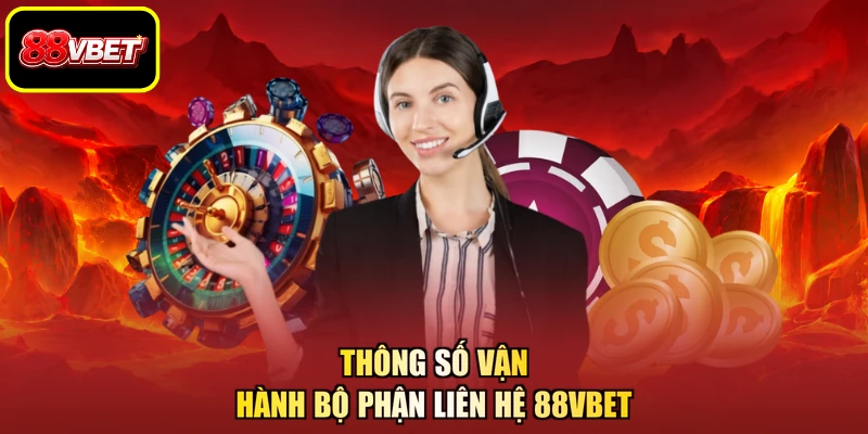 Thông số vận hành bộ phận liên hệ 88VBET