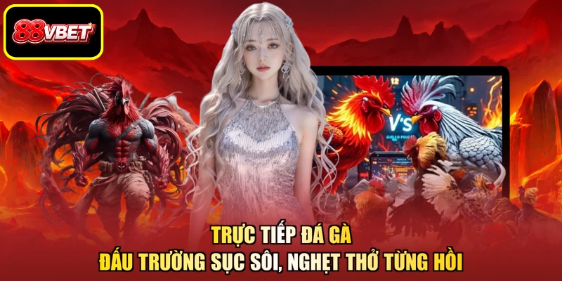 Trực Tiếp Đá Gà - Đấu Trường Sục Sôi, Nghẹt Thở Từng Hồi